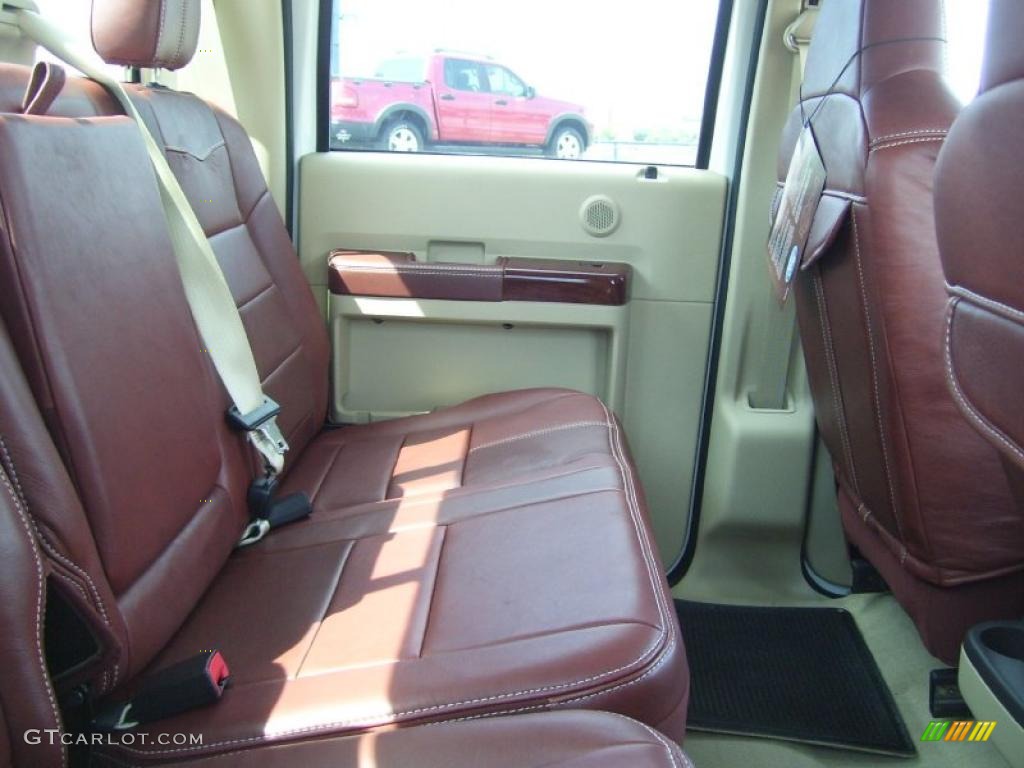 2010 F350 Super Duty King Ranch Crew Cab 4x4 Dually - Oxford White / Chaparral Leather photo #8