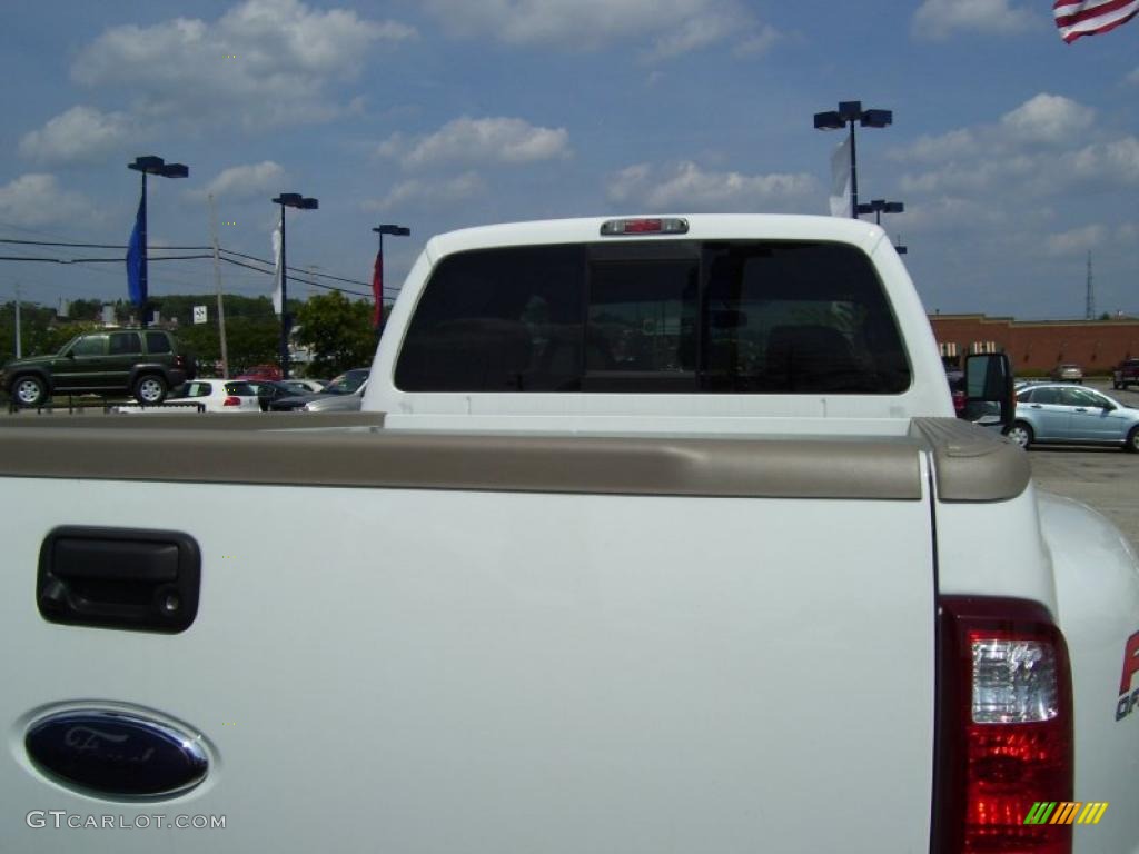 2010 F350 Super Duty King Ranch Crew Cab 4x4 Dually - Oxford White / Chaparral Leather photo #14