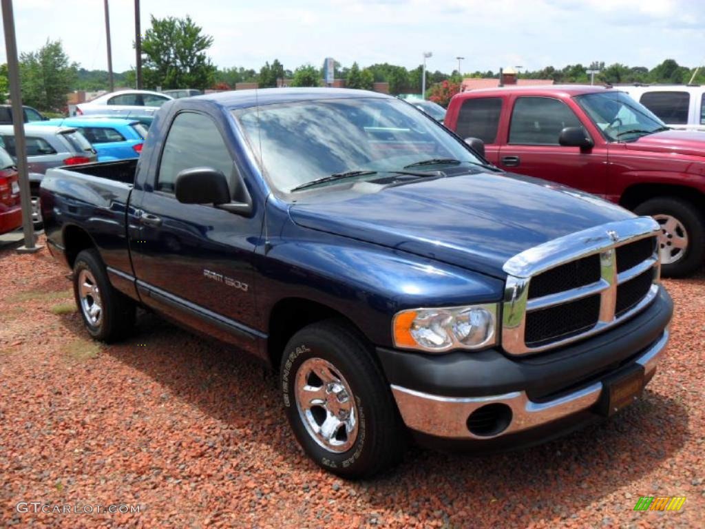 2005 Ram 1500 ST Regular Cab - Patriot Blue Pearl / Dark Slate Gray photo #5