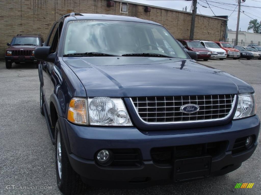 2003 Explorer XLT 4x4 - Medium Wedgewood Blue Metallic / Medium Parchment Beige photo #2