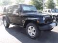 Black - Wrangler Unlimited Sahara 4x4 Photo No. 4