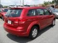 2009 Inferno Red Crystal Pearl Dodge Journey SE  photo #4