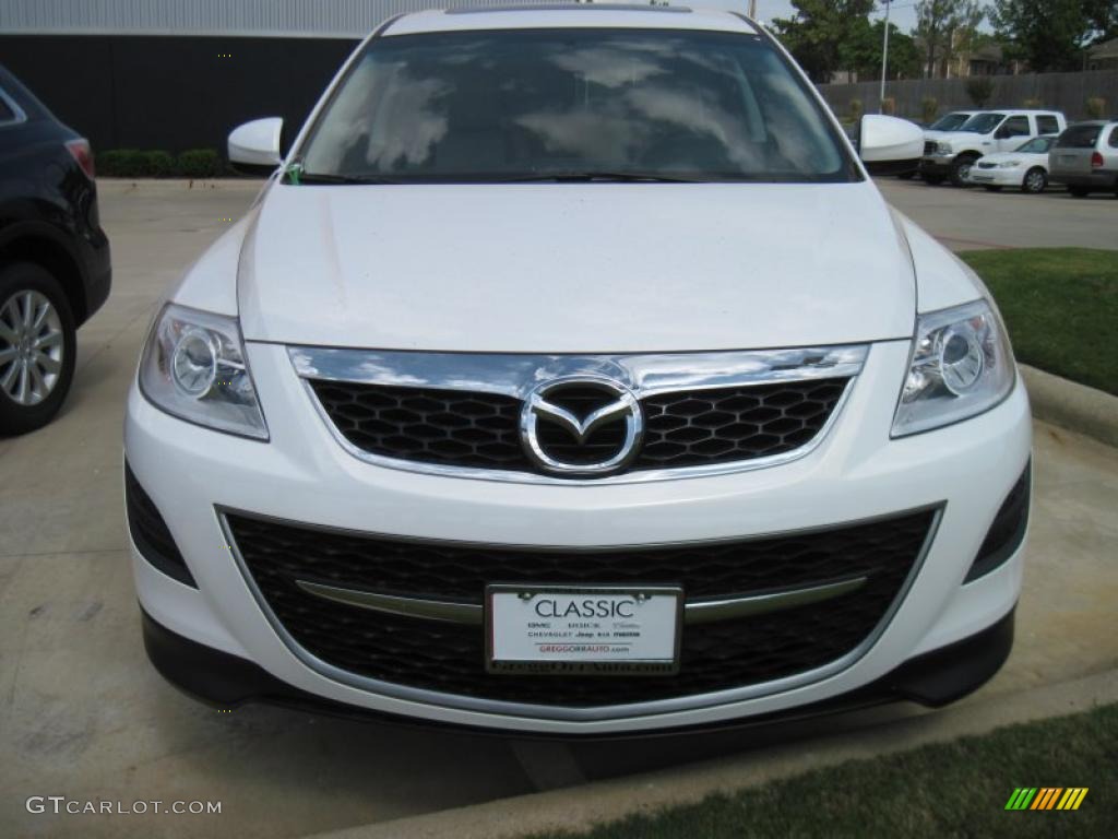 2010 CX-9 Touring - Crystal White Pearl Mica / Sand photo #4