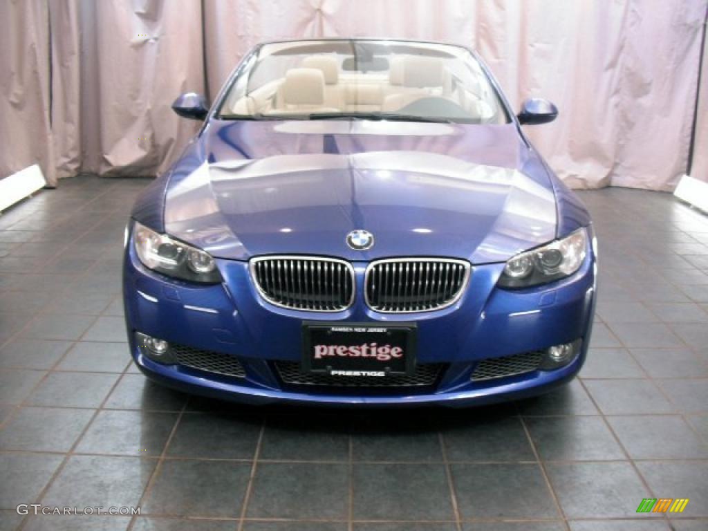 2007 3 Series 335i Convertible - Montego Blue Metallic / Cream Beige photo #10