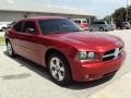 2007 Inferno Red Crystal Pearl Dodge Charger SXT  photo #10