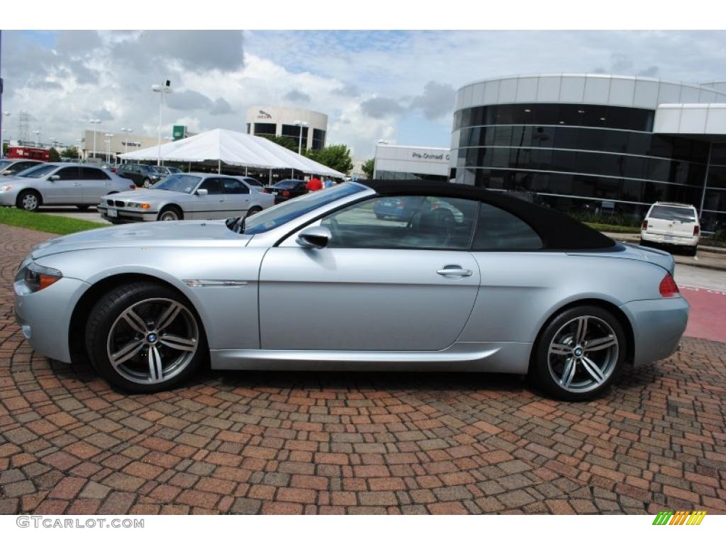 2007 M6 Convertible - Silverstone Silver Metallic / Black photo #17