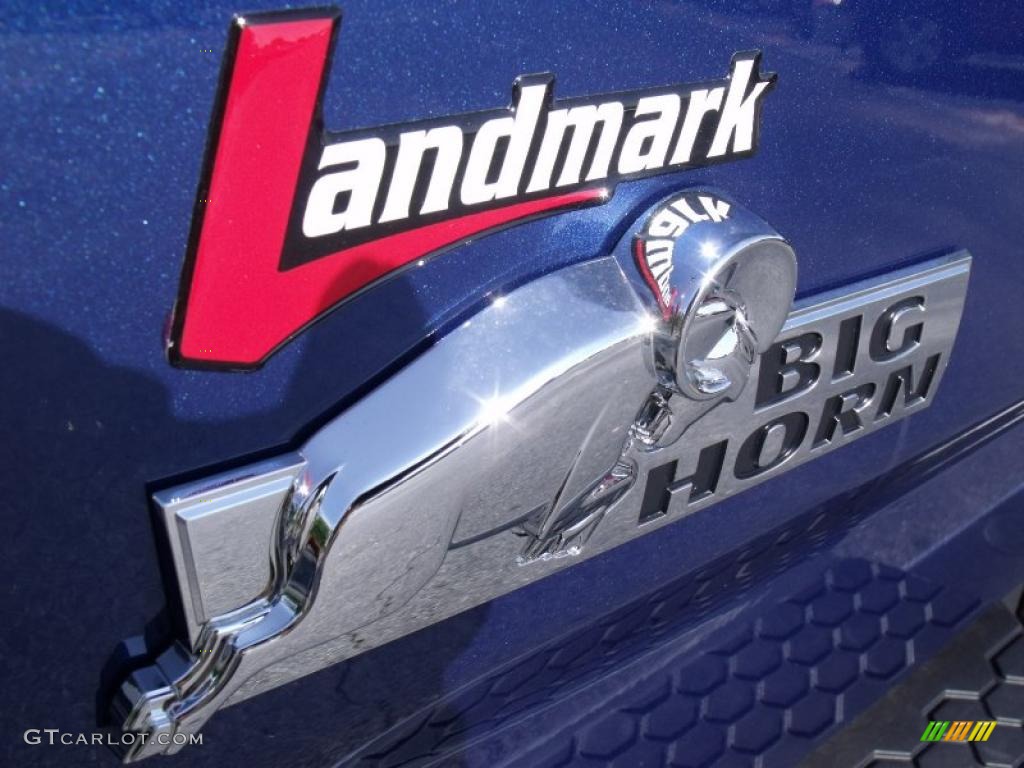 2010 Ram 1500 Big Horn Quad Cab - Deep Water Blue Pearl / Dark Slate/Medium Graystone photo #9