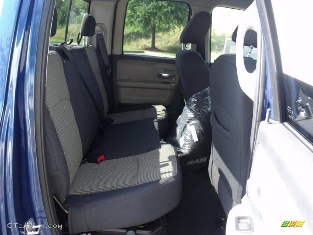 2010 Ram 1500 Big Horn Quad Cab - Deep Water Blue Pearl / Dark Slate/Medium Graystone photo #10