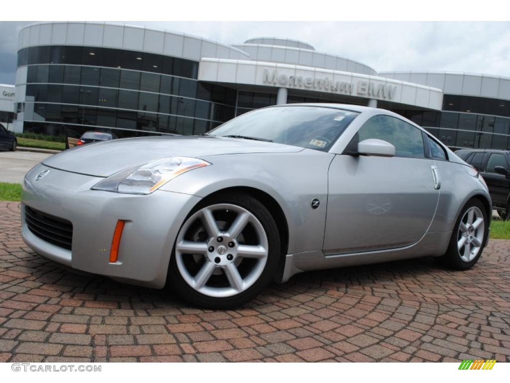 2003 350Z Touring Coupe - Chrome Silver / Charcoal photo #1