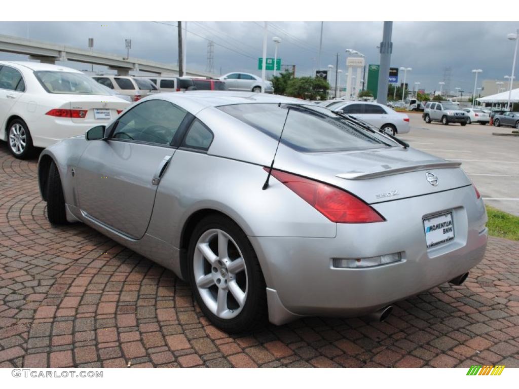 2003 350Z Touring Coupe - Chrome Silver / Charcoal photo #3