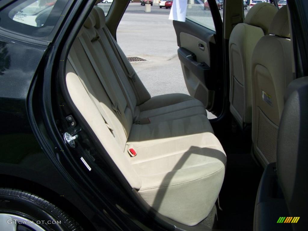 2009 Elantra GLS Sedan - Black Pearl / Beige photo #11
