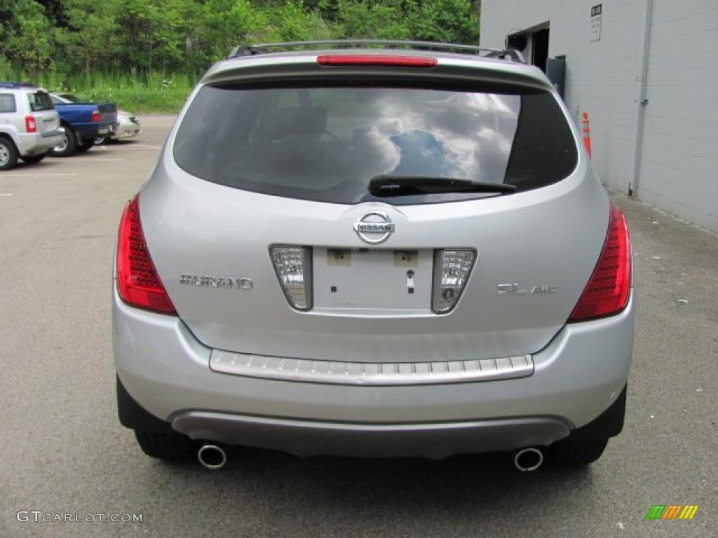 2007 Murano SL AWD - Brilliant Silver Metallic / Charcoal photo #5