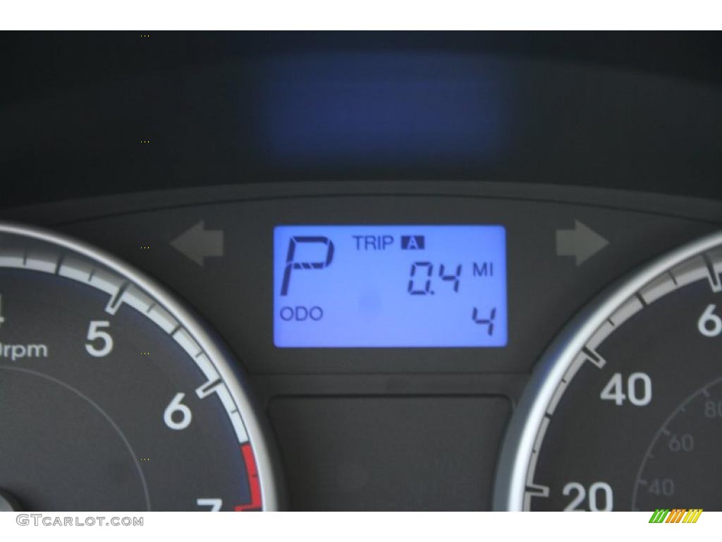 2010 Accent GLS 4 Door - Charcoal Gray / Gray photo #3