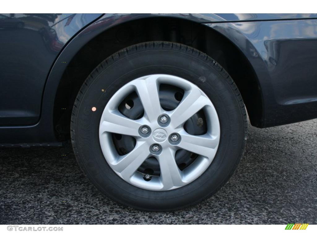 2010 Accent GLS 4 Door - Charcoal Gray / Gray photo #5