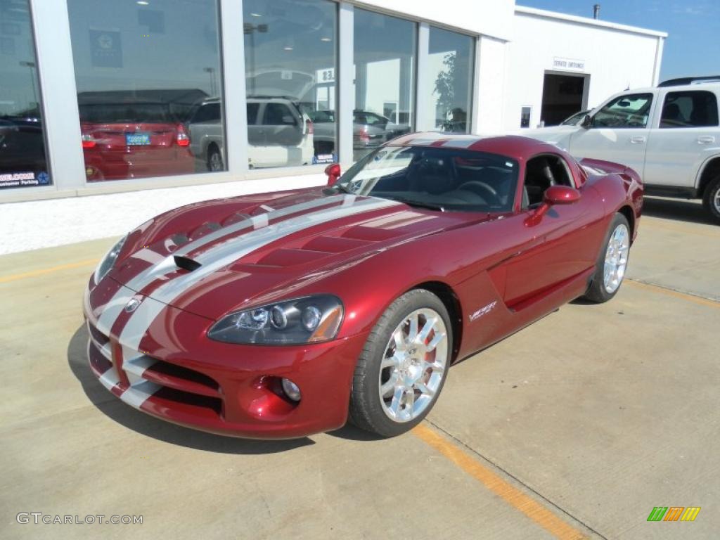 2008 Viper SRT-10 Coupe - Venom Red Metallic / Black/Black photo #7