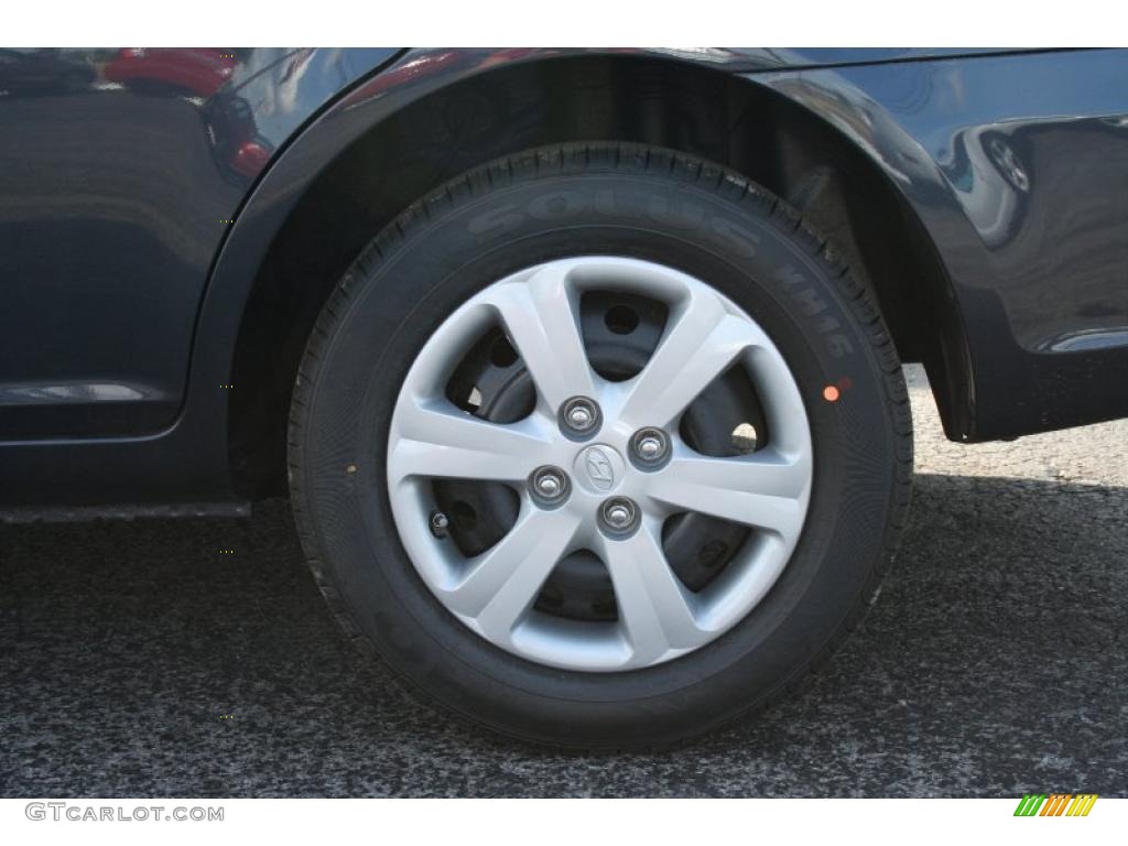 2010 Accent GLS 4 Door - Charcoal Gray / Gray photo #5