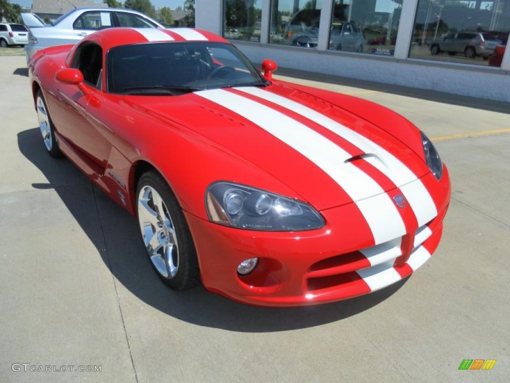 2006 Viper SRT-10 Coupe - Viper Red / Black/Red photo #48