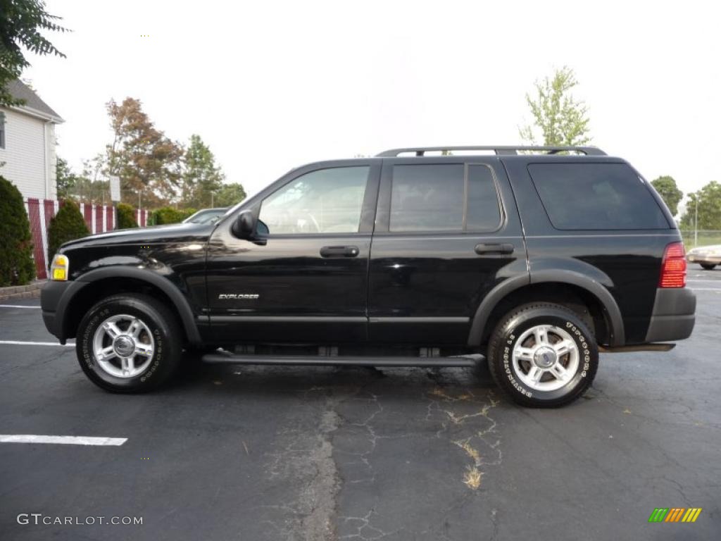 2004 Explorer XLS 4x4 - Black / Graphite photo #4