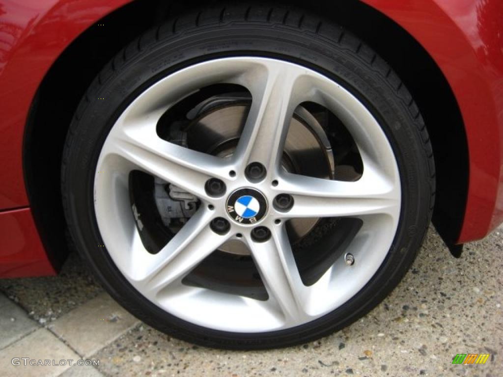 2008 1 Series 128i Coupe - Sedona Red Metallic / Black photo #10