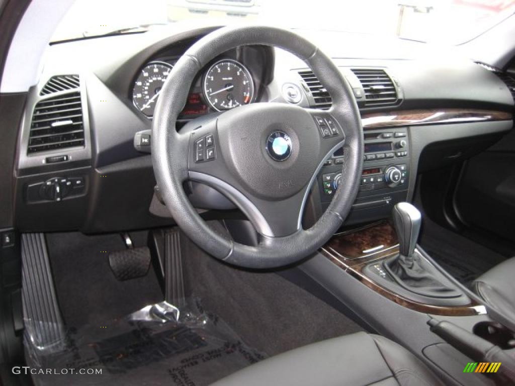 2008 1 Series 128i Coupe - Sedona Red Metallic / Black photo #13