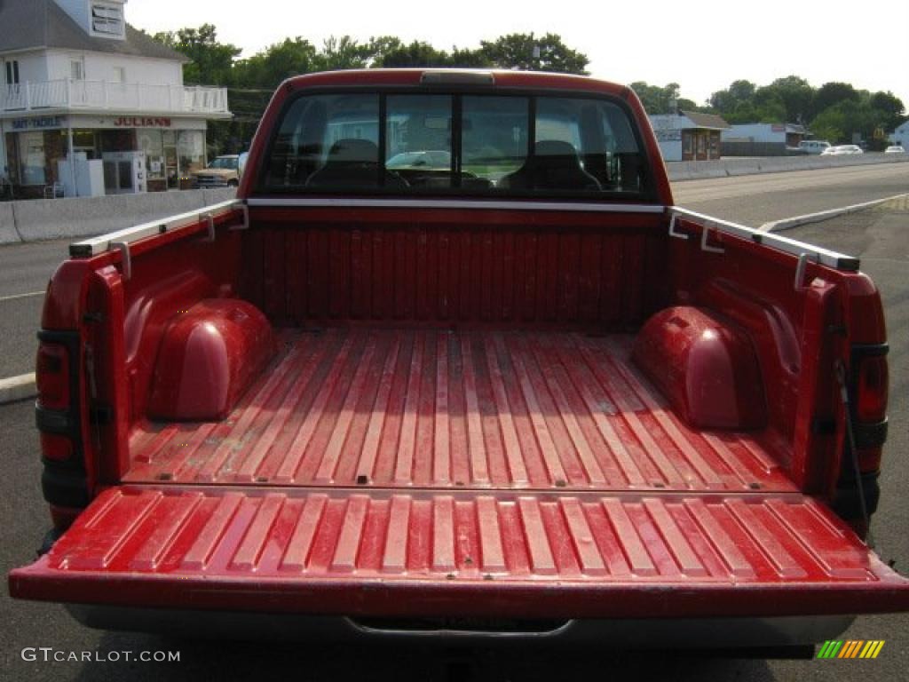 1996 Ram 1500 ST Extended Cab - Flame Red / Gray photo #7