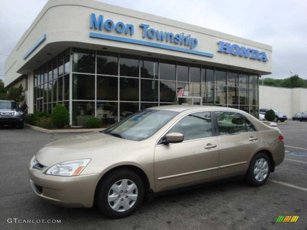 2003 Accord LX Sedan - Desert Mist Metallic / Ivory photo #1