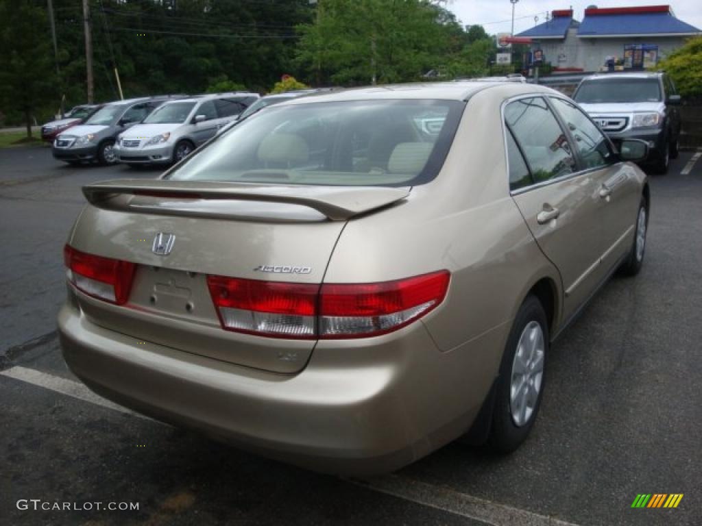 2003 Accord LX Sedan - Desert Mist Metallic / Ivory photo #4