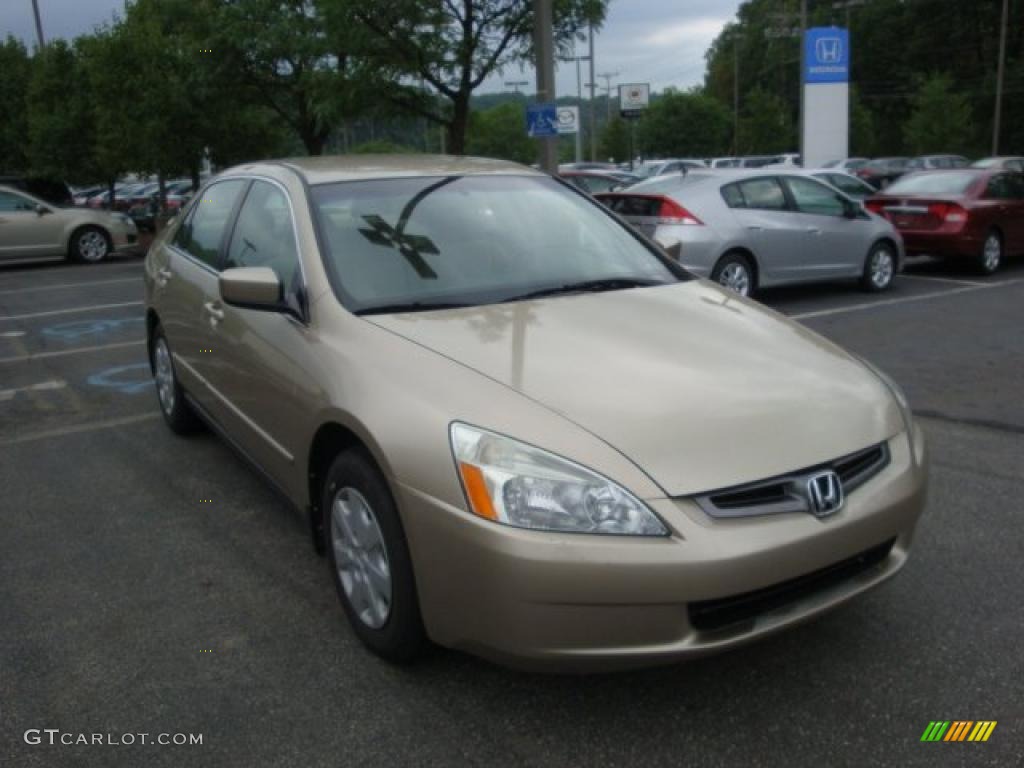 2003 Accord LX Sedan - Desert Mist Metallic / Ivory photo #5