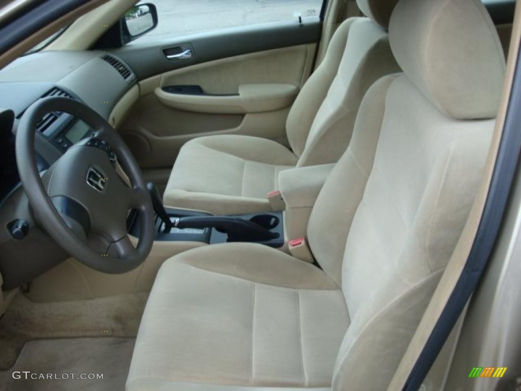 2003 Accord LX Sedan - Desert Mist Metallic / Ivory photo #8