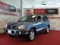 2001 Crystal Blue Hyundai Santa Fe GL V6 4WD  photo #1