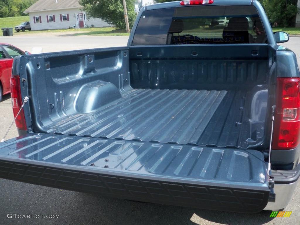 2010 Silverado 1500 LS Extended Cab 4x4 - Blue Granite Metallic / Dark Titanium photo #11