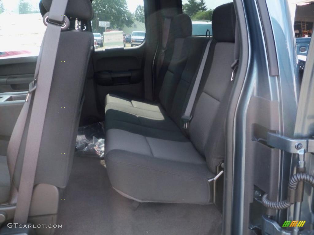 2010 Silverado 1500 LS Extended Cab 4x4 - Blue Granite Metallic / Dark Titanium photo #14