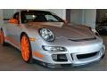 2007 Arctic Silver Metallic/Orange Porsche 911 GT3 RS  photo #1