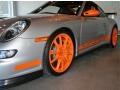 2007 Arctic Silver Metallic/Orange Porsche 911 GT3 RS  photo #10