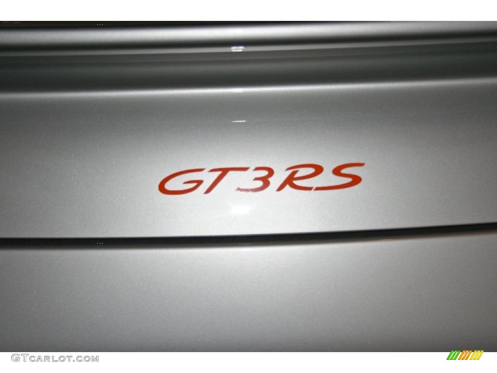 2007 911 GT3 RS - Arctic Silver Metallic/Orange / Black w/Alcantara photo #14