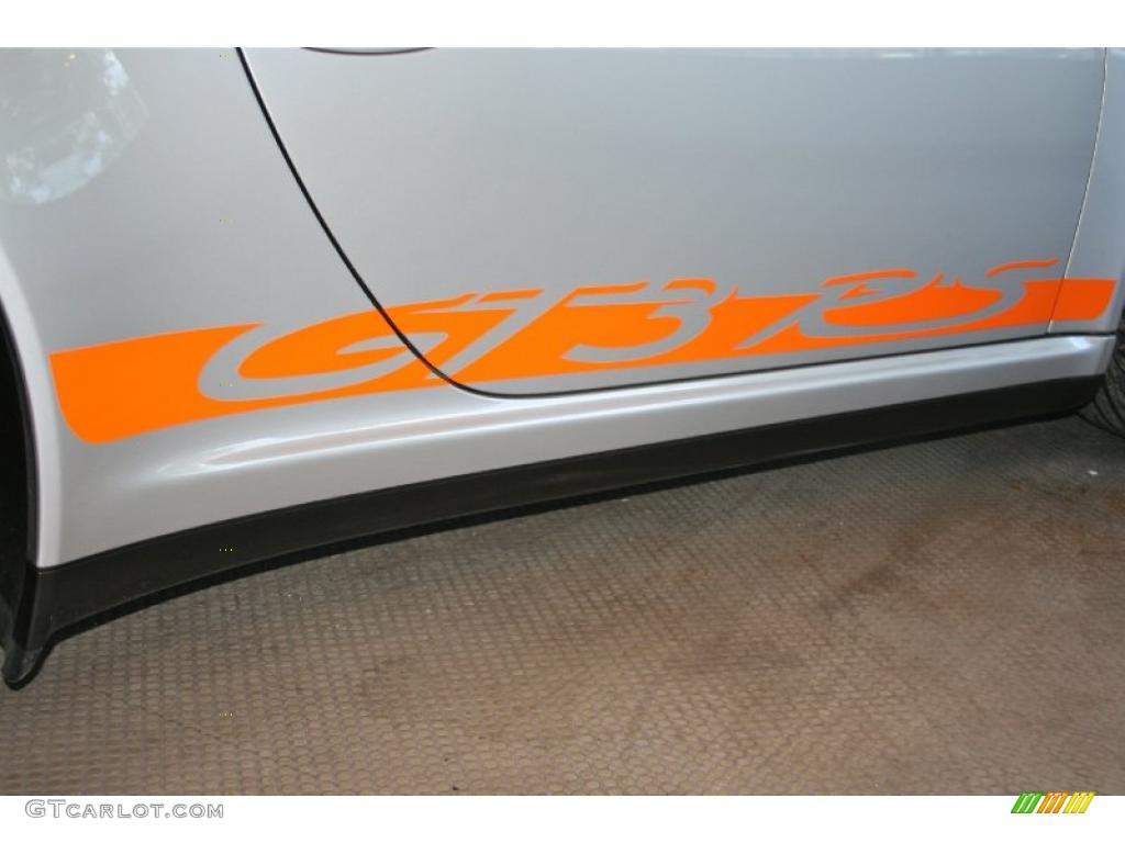 2007 911 GT3 RS - Arctic Silver Metallic/Orange / Black w/Alcantara photo #17