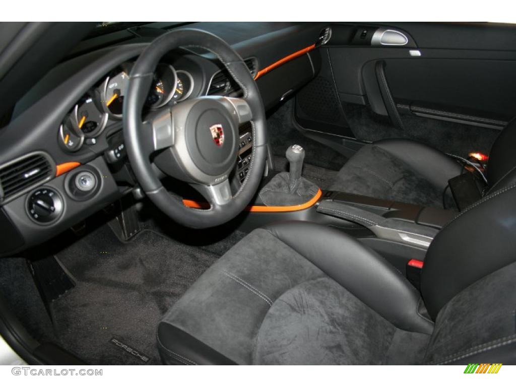 2007 911 GT3 RS - Arctic Silver Metallic/Orange / Black w/Alcantara photo #29