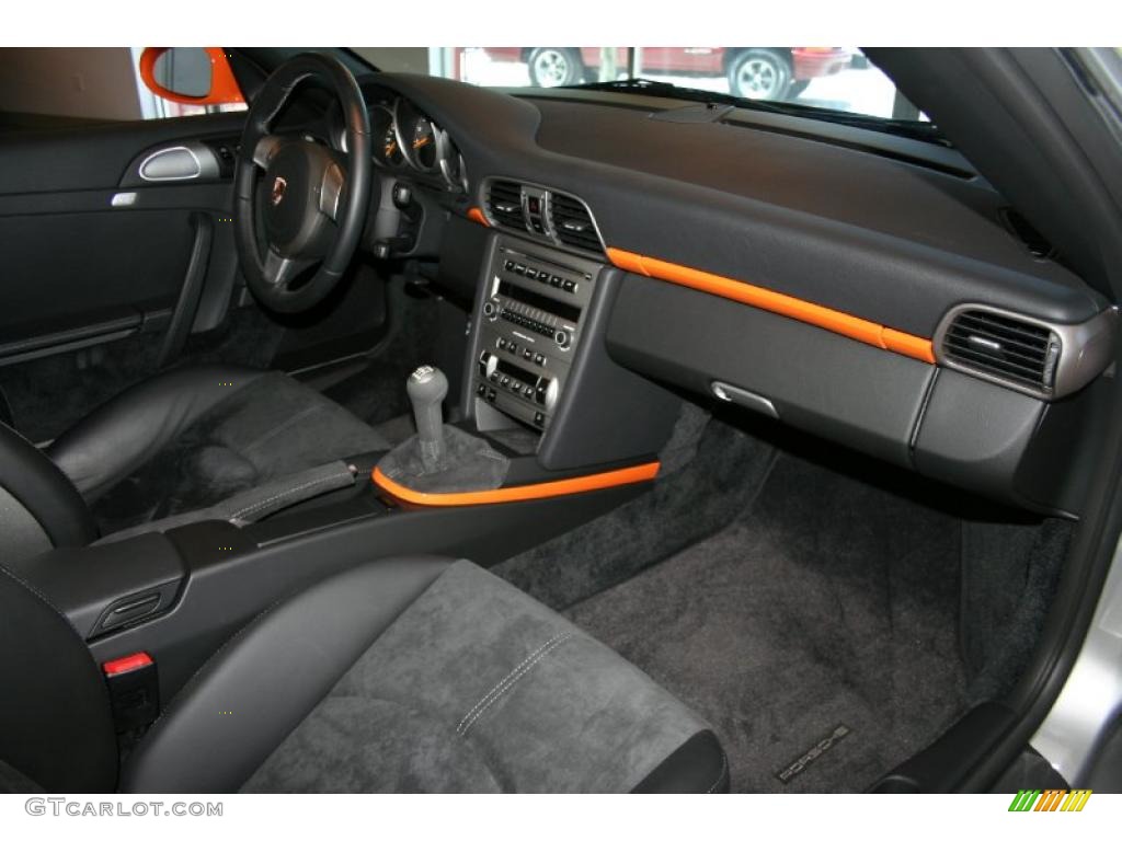 2007 911 GT3 RS - Arctic Silver Metallic/Orange / Black w/Alcantara photo #30