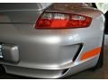 2007 Arctic Silver Metallic/Orange Porsche 911 GT3 RS  photo #50