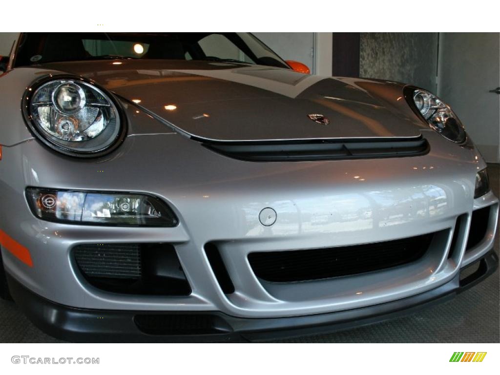 2007 911 GT3 RS - Arctic Silver Metallic/Orange / Black w/Alcantara photo #55