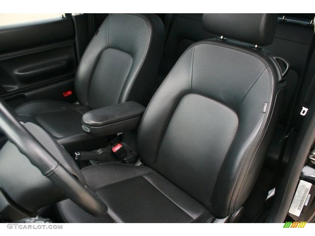 Black Interior 2008 Volkswagen New Beetle SE Coupe Photo #33235860