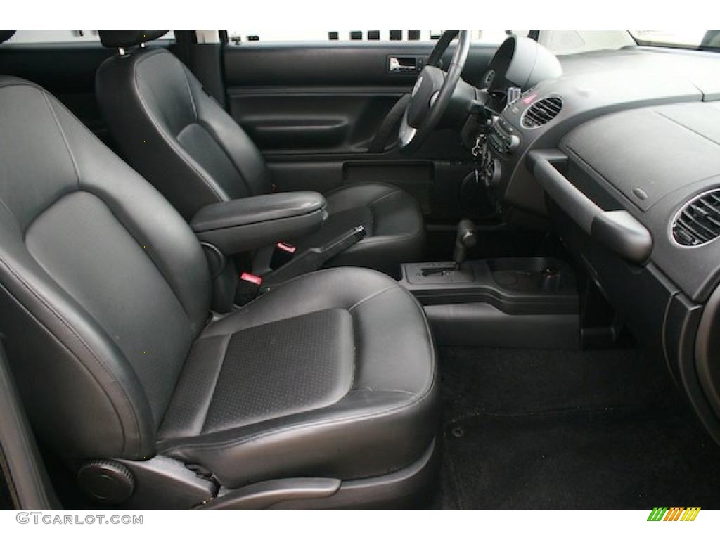 Black Interior 2008 Volkswagen New Beetle SE Coupe Photo #33235934
