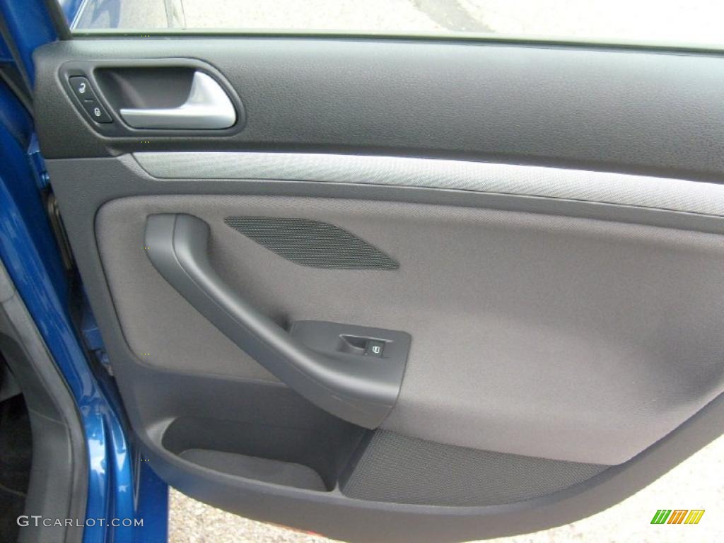 2008 Jetta S Sedan - Laser Blue Metallic / Art Grey photo #19