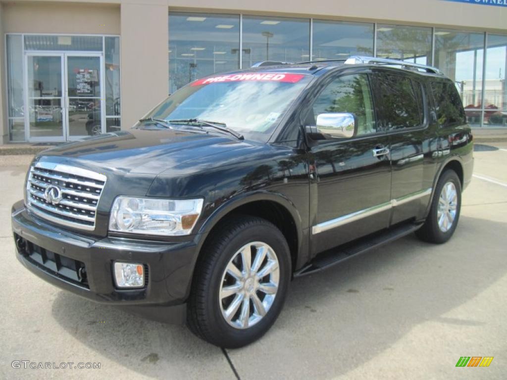 Liquid Onyx Black Infiniti QX