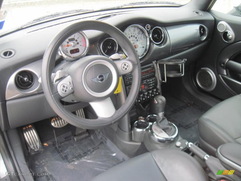 2006 Cooper S Convertible - Dark Silver Metallic / Panther Black photo #9