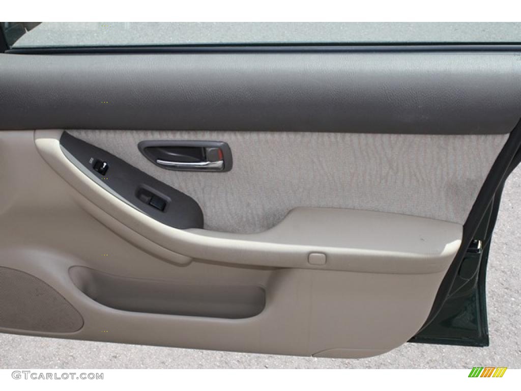 2000 Outback Wagon - Timberline Green Pearl / Beige photo #8