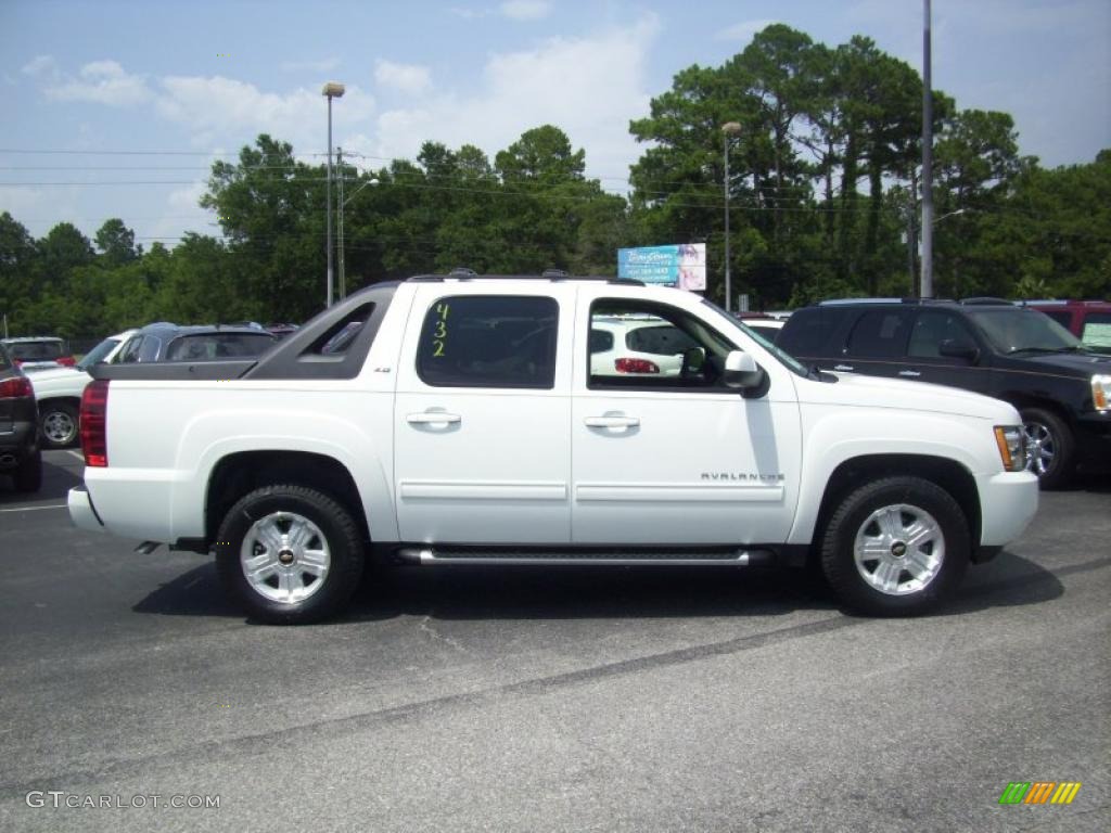 2010 Avalanche Z71 4x4 - Summit White / Ebony photo #1