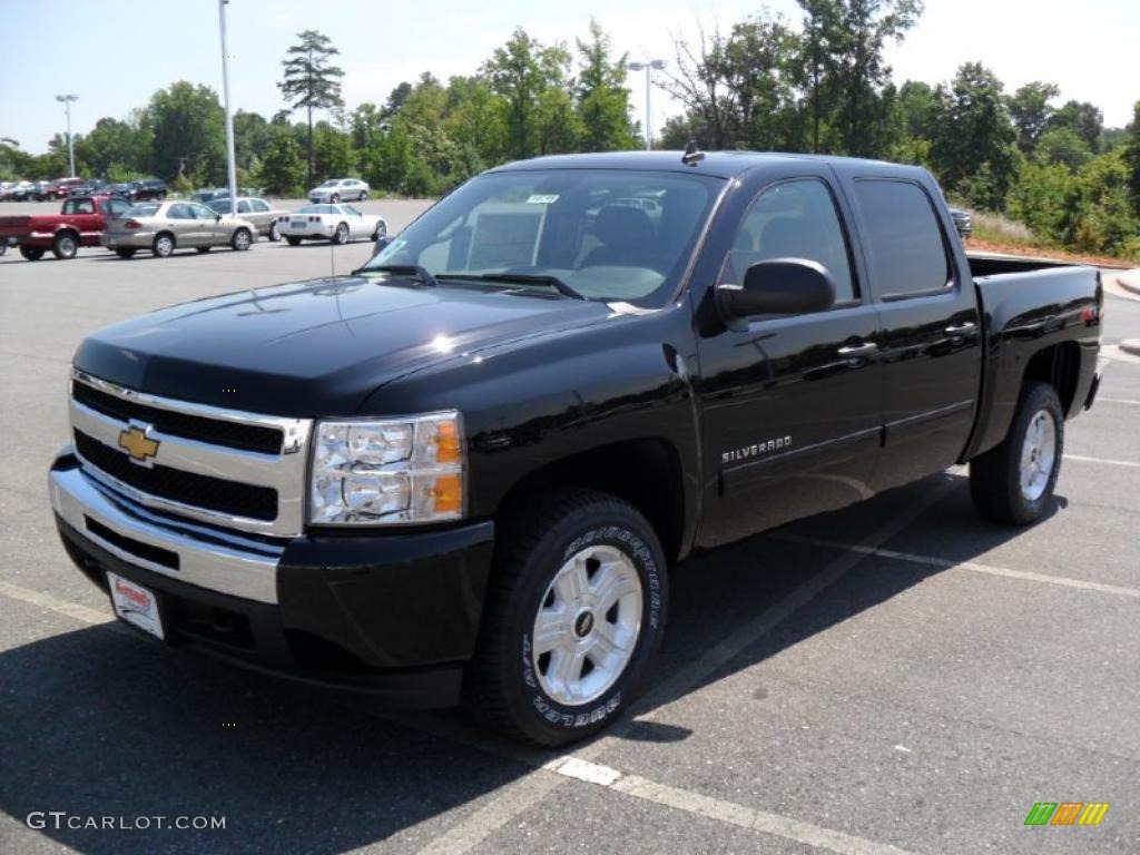 2010 Silverado 1500 LT Crew Cab - Black / Ebony photo #1