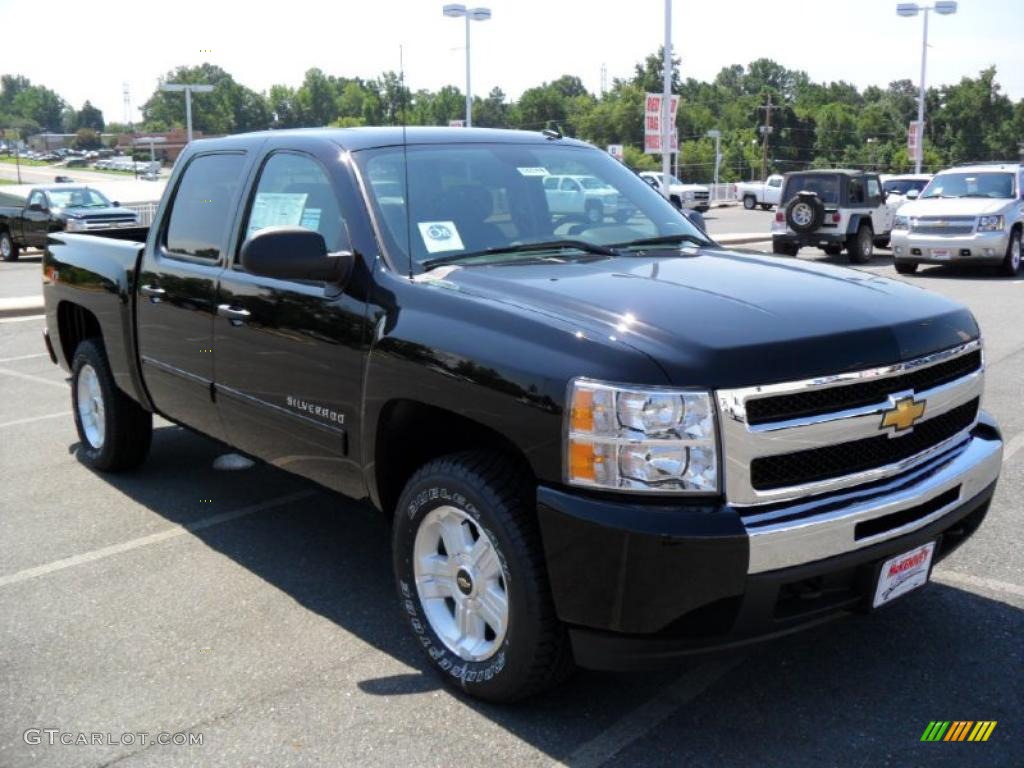 2010 Silverado 1500 LT Crew Cab - Black / Ebony photo #5