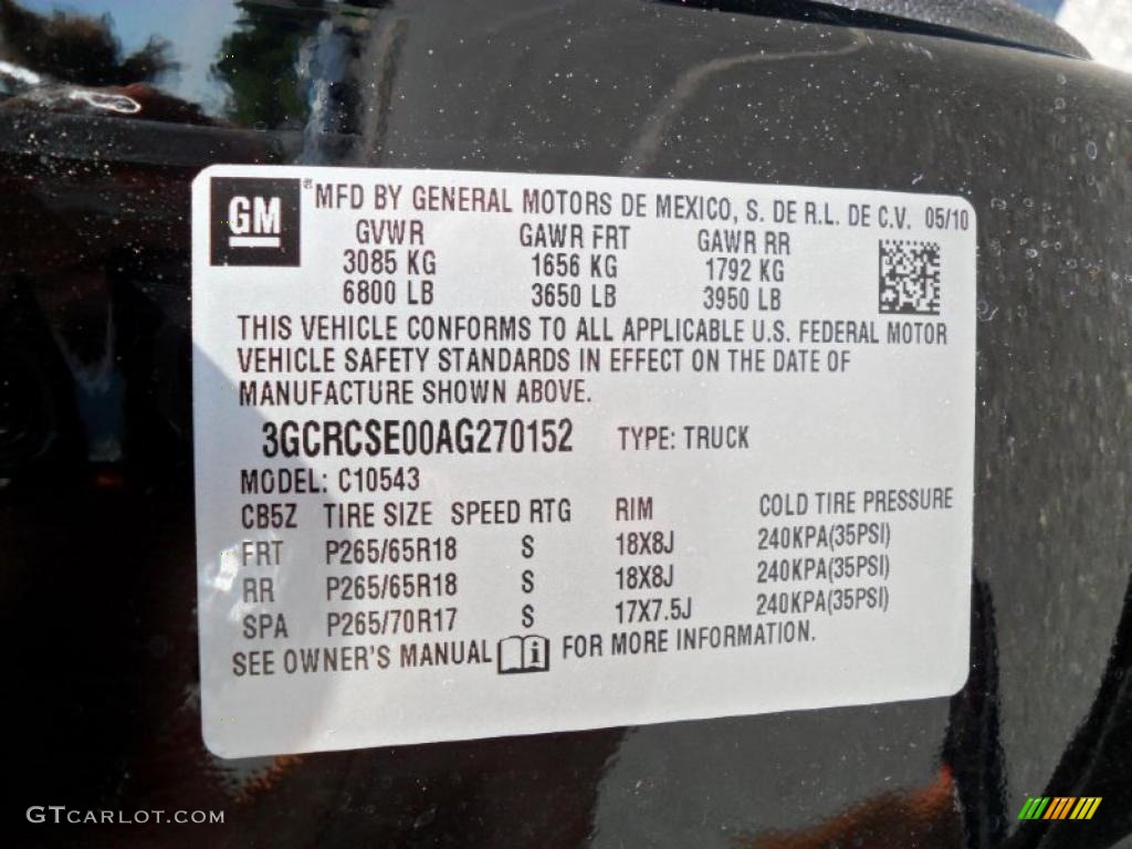 2010 Silverado 1500 LT Crew Cab - Black / Ebony photo #6
